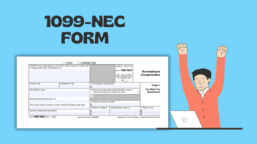 Printable Form 1099 Nec ️ Blank Irs 1099 Nec Tax Form In Pdf For Print 5794