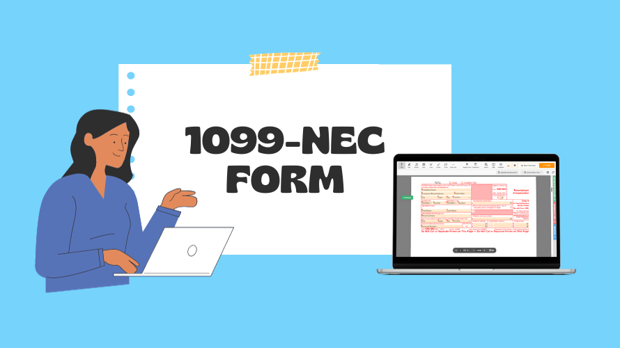 1099-NEC Form in PDF - Overview